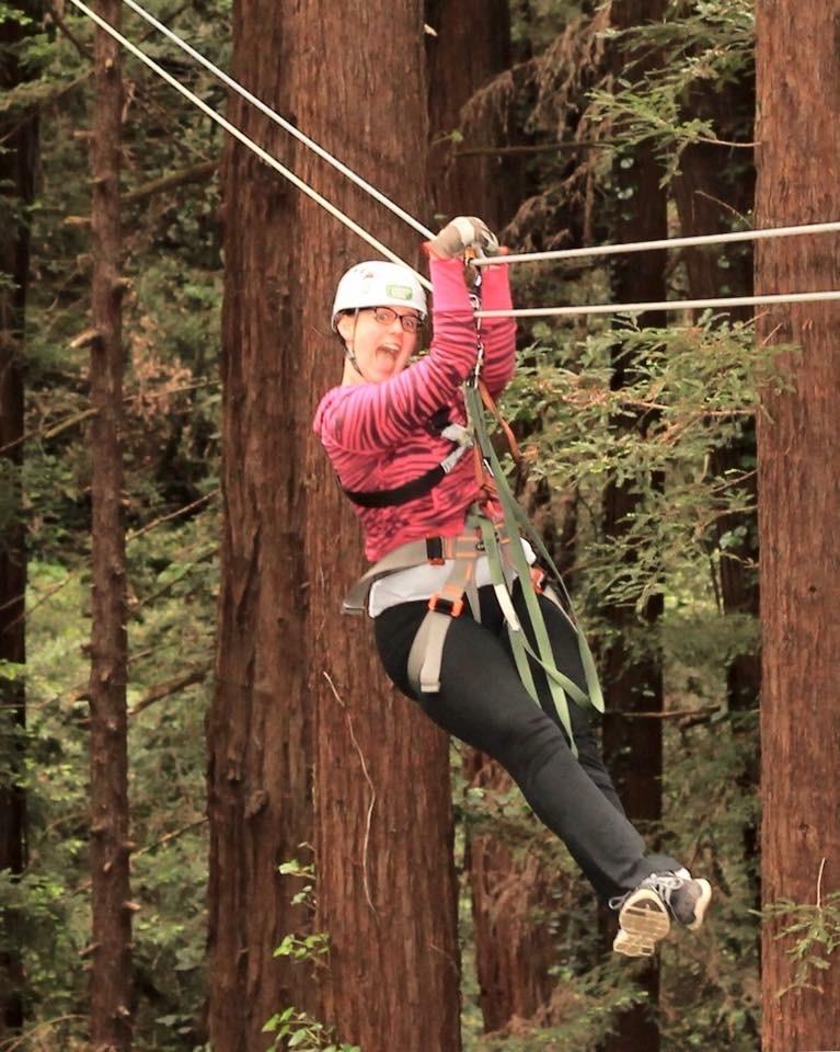 Zip lining for my 23rd birthday!