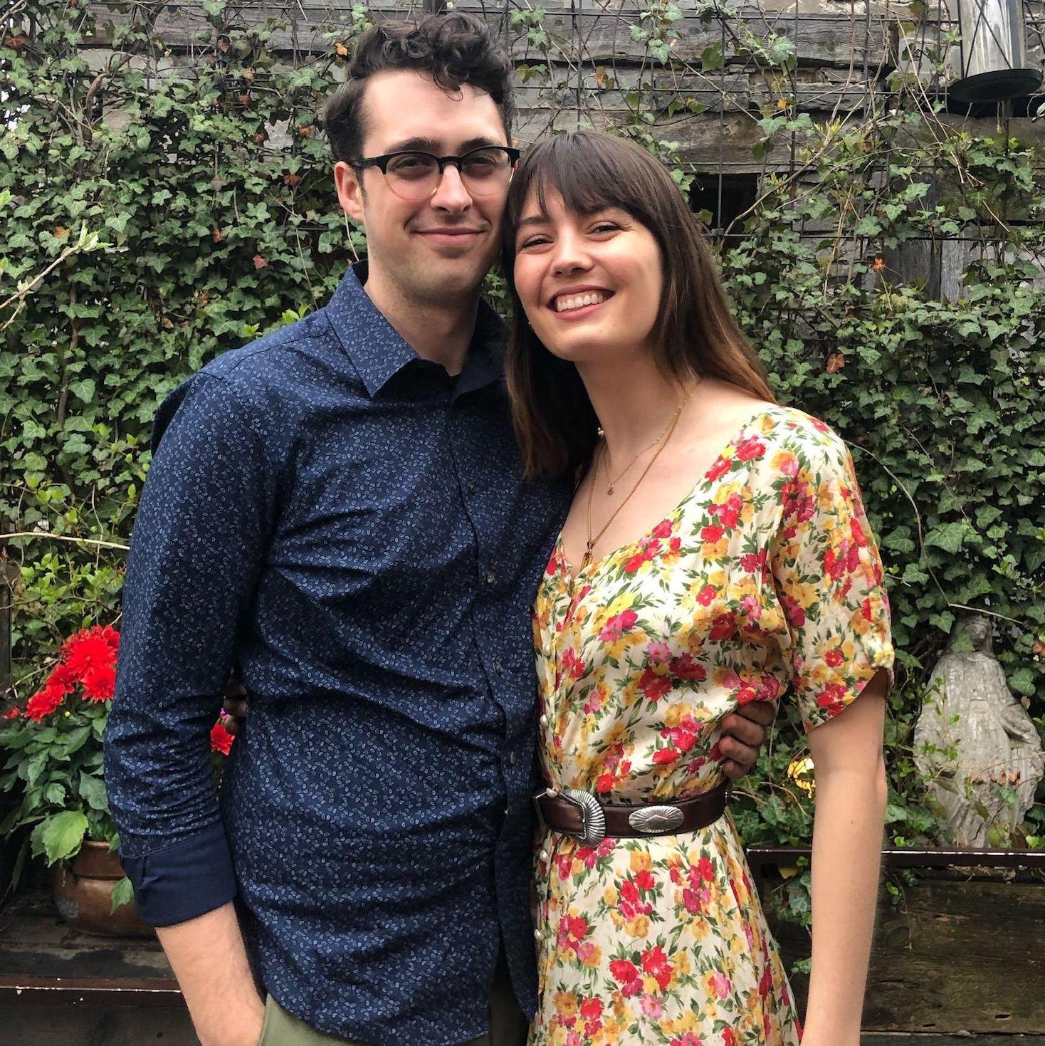 Our first year in New York City, both working on Broadway and living our dreams.