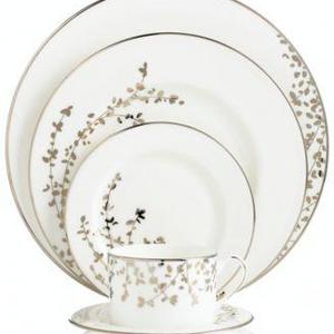 kate spade new york Gardner Street Platinum 5 Piece Place Setting