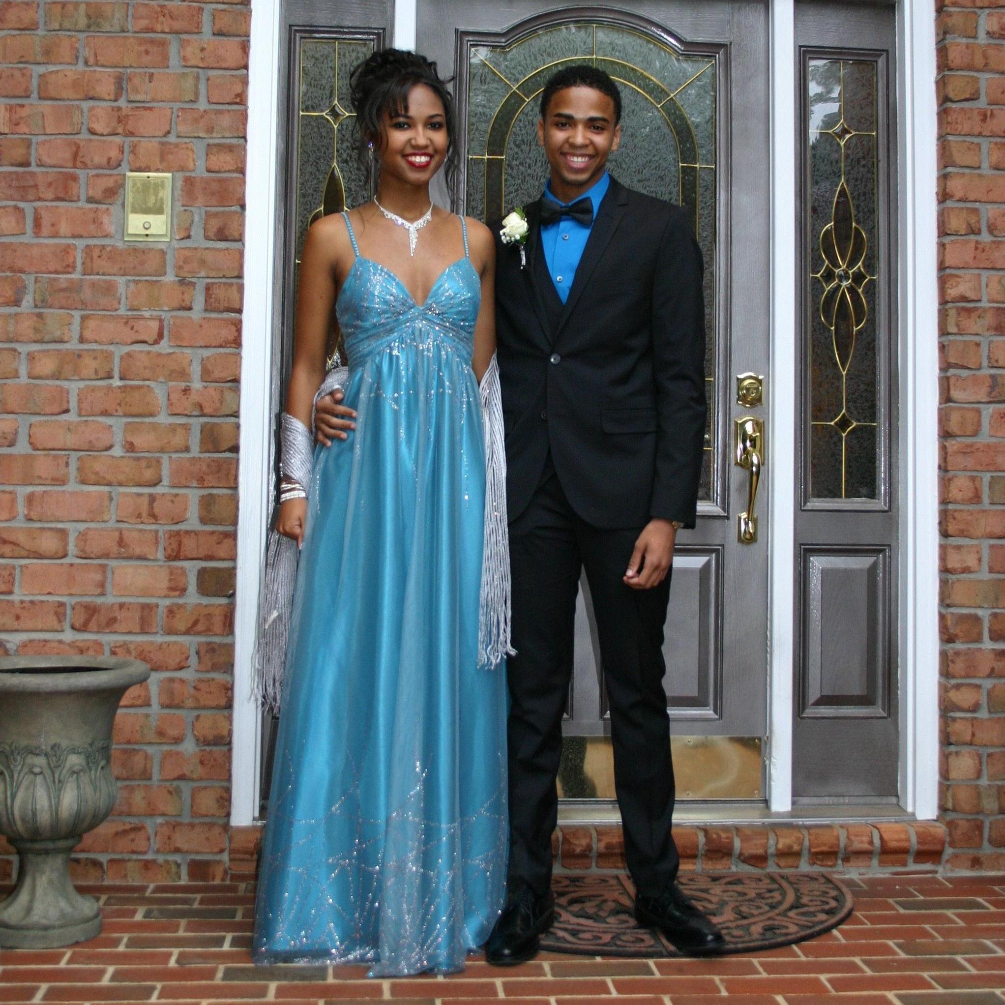 Our first high school prom together!