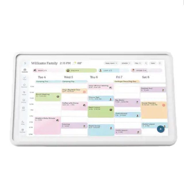 Skylight - Calendar 2: 15 Inch Touchscreen Smart Calendar and Chore Chart - White