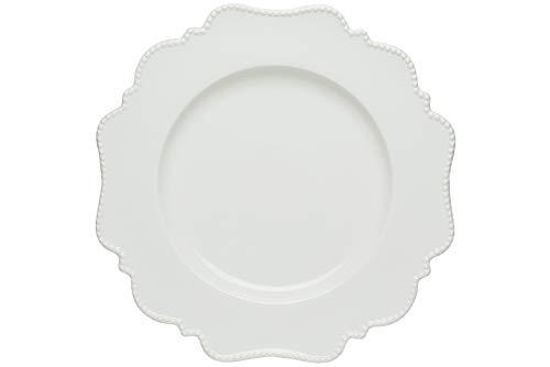 Red Vanilla Pinpoint White Dinner Plate 11", Set of 6, 1
