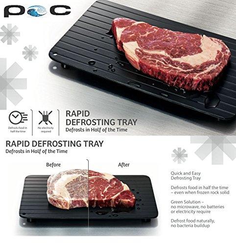 Fairbridge Fast Tray The The Safest Way to Defrost Meat or Frozen Food Quickly Without Electricity, Microwave, Hot Water or Any Other or Any Other, Small