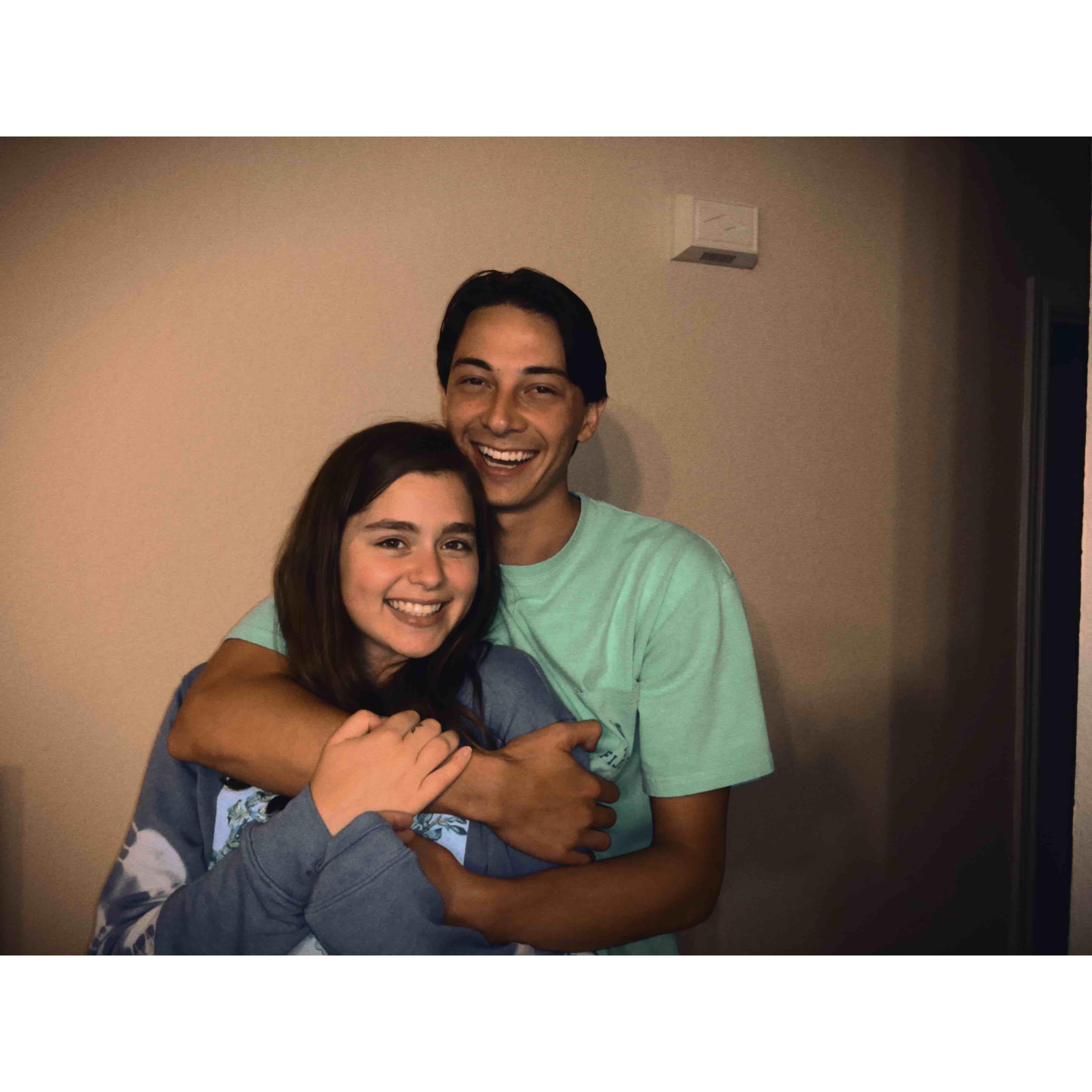 August 2020 - the start of senior year of college.