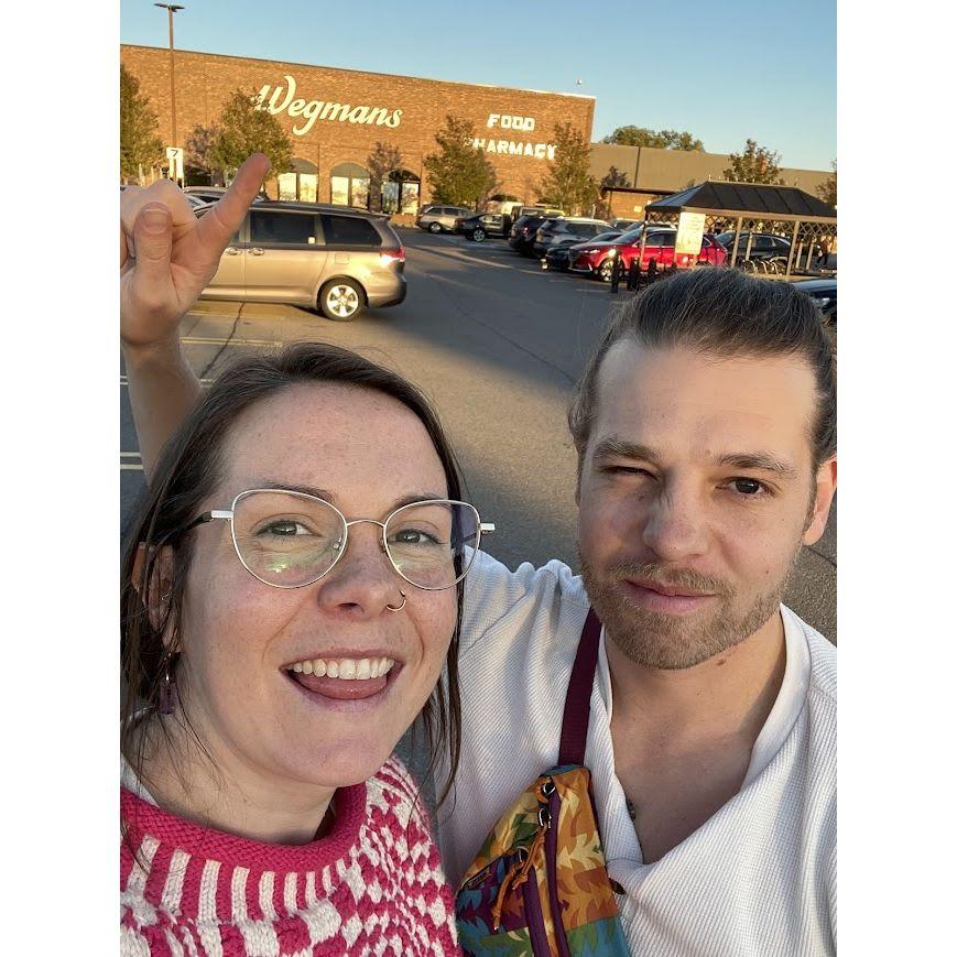 Okay, he's been to a Wegmans, we are official