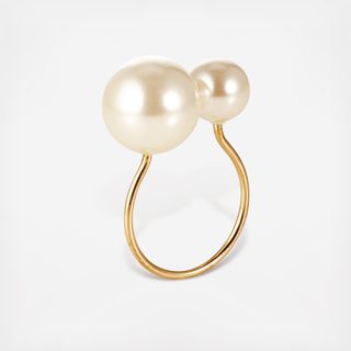 Pearl Napkin Ring, Set of 4