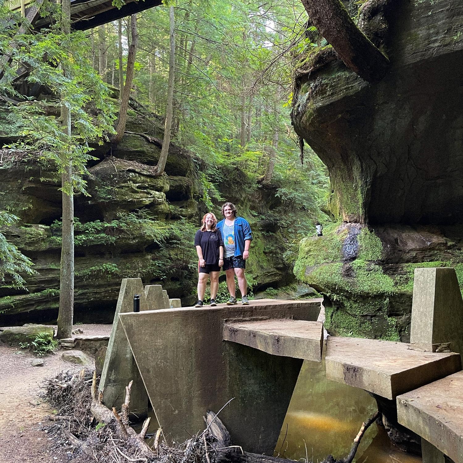 Old Man’s Cave trail, Hocking Hills, OH