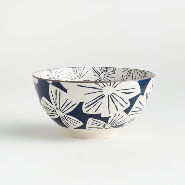 Mai 6" Blue Floral Bowl