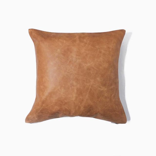 Luxe Leather Pillow Cover