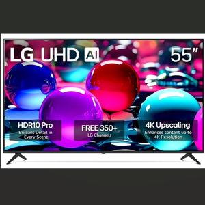LG 55" Smart TV - 4K UHD UA75 AI