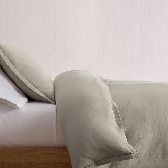 Signature Tencel Linen Duvet, King/Cal. King, Warm Gray