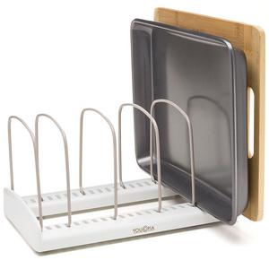 YouCopia StoreMore Adjustable Bakeware Rack Pan Organizer