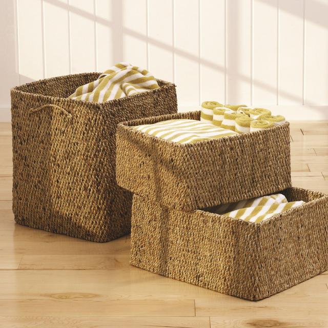 Design Ideas Water Hyacinth Storage Basket, Small