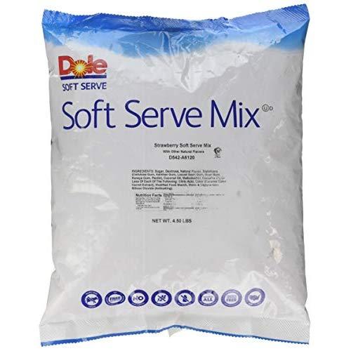 Dole Soft Serve Mix, Strawberry, 4.5 Pound