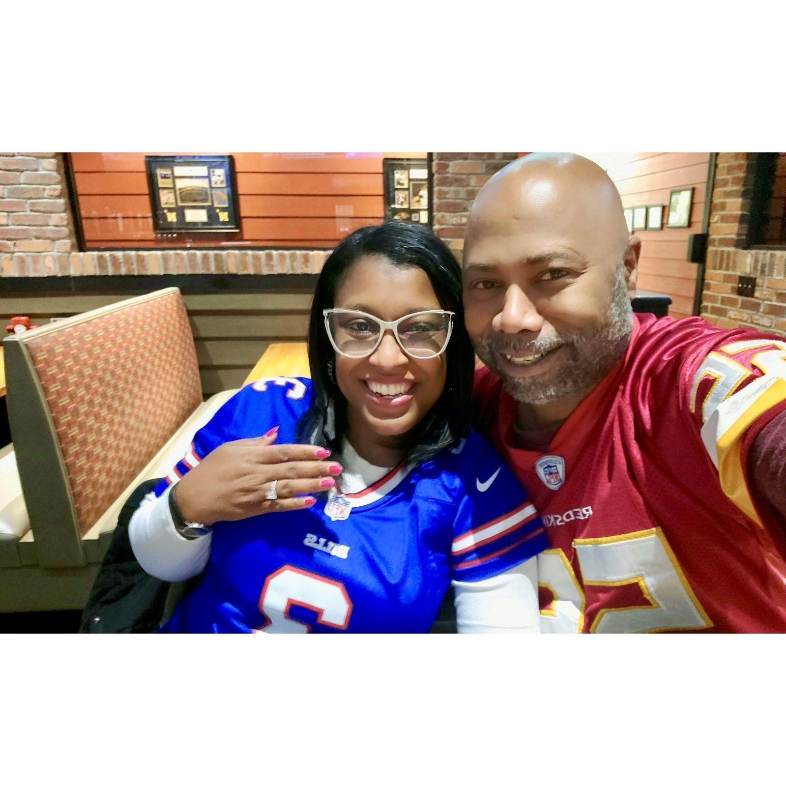 Repping our football teams!