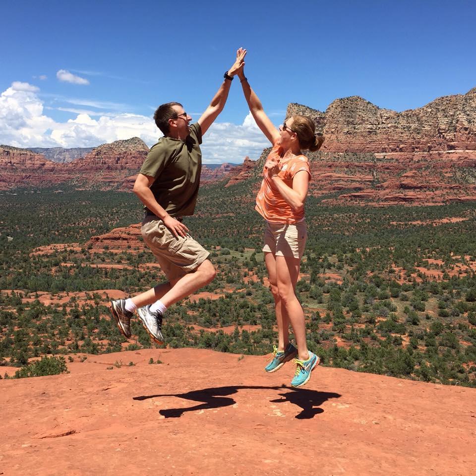 High fives in Sedona, AZ