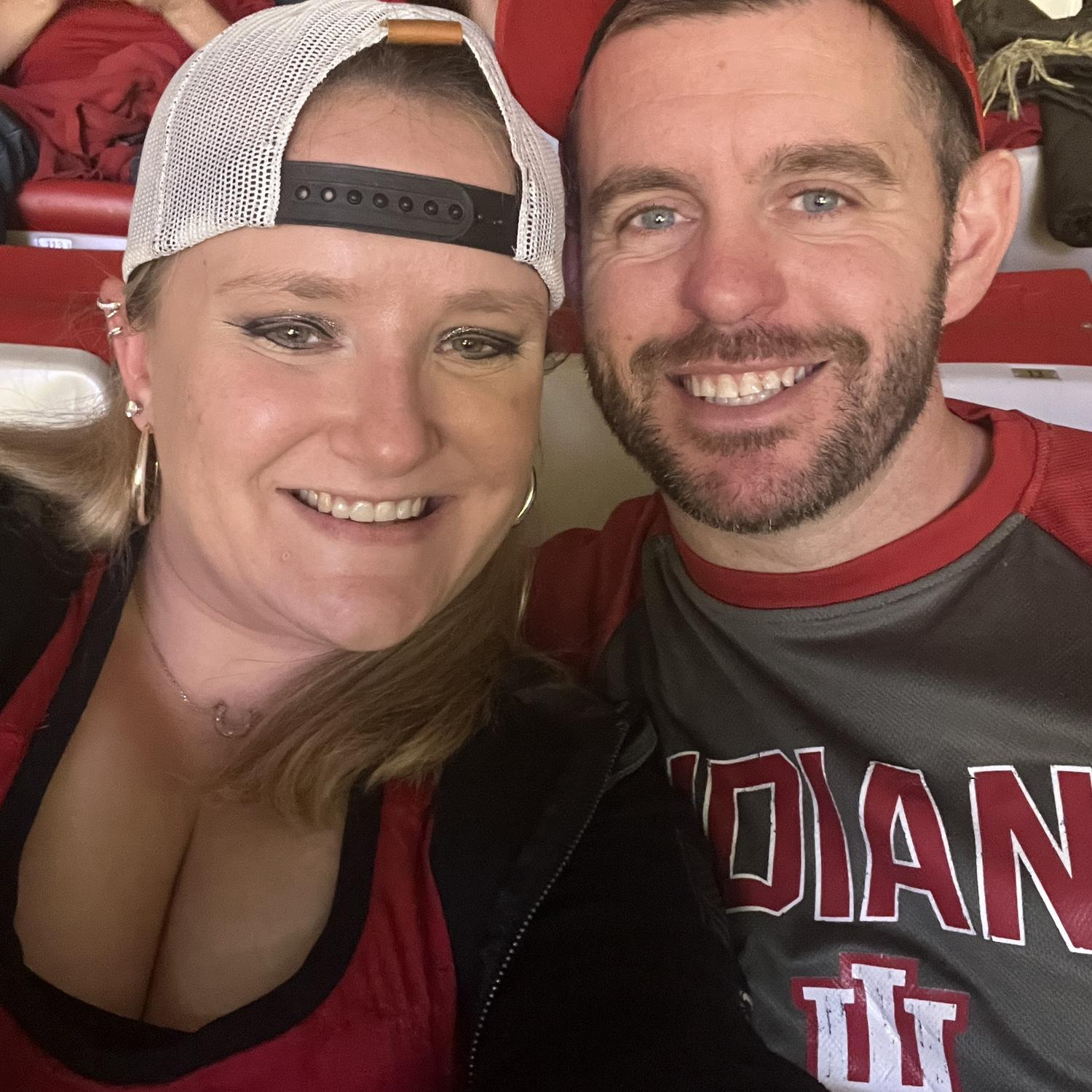 The first time to an IU Basketball game together