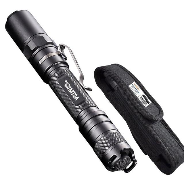 Nitecore MT2A 345 Lumens LED Flashlight w/Bonus Premium Holster - Use 2X AA Batteries