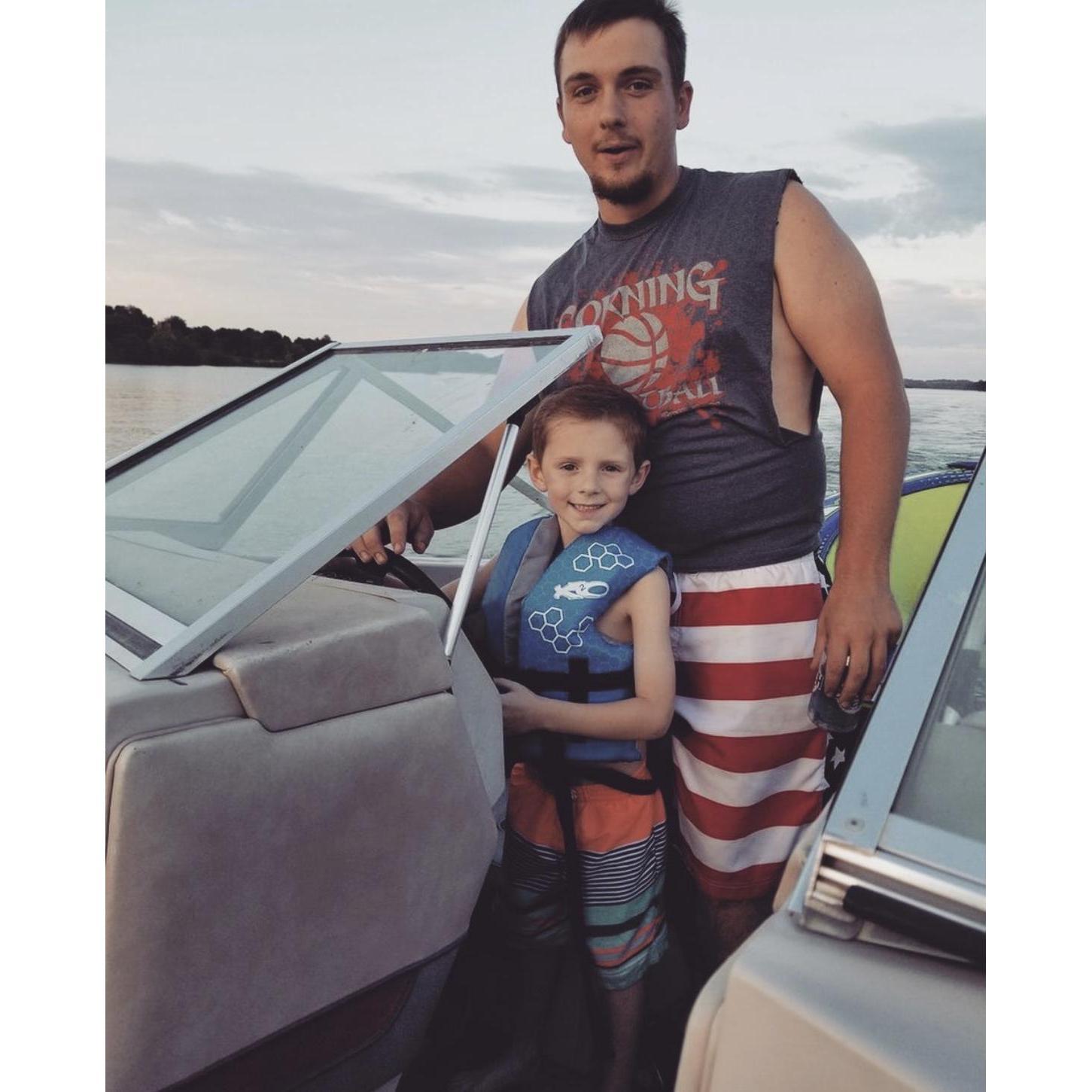 Ryan introduced Cory to boat life, and helped him discover how much he really does not love tubing.