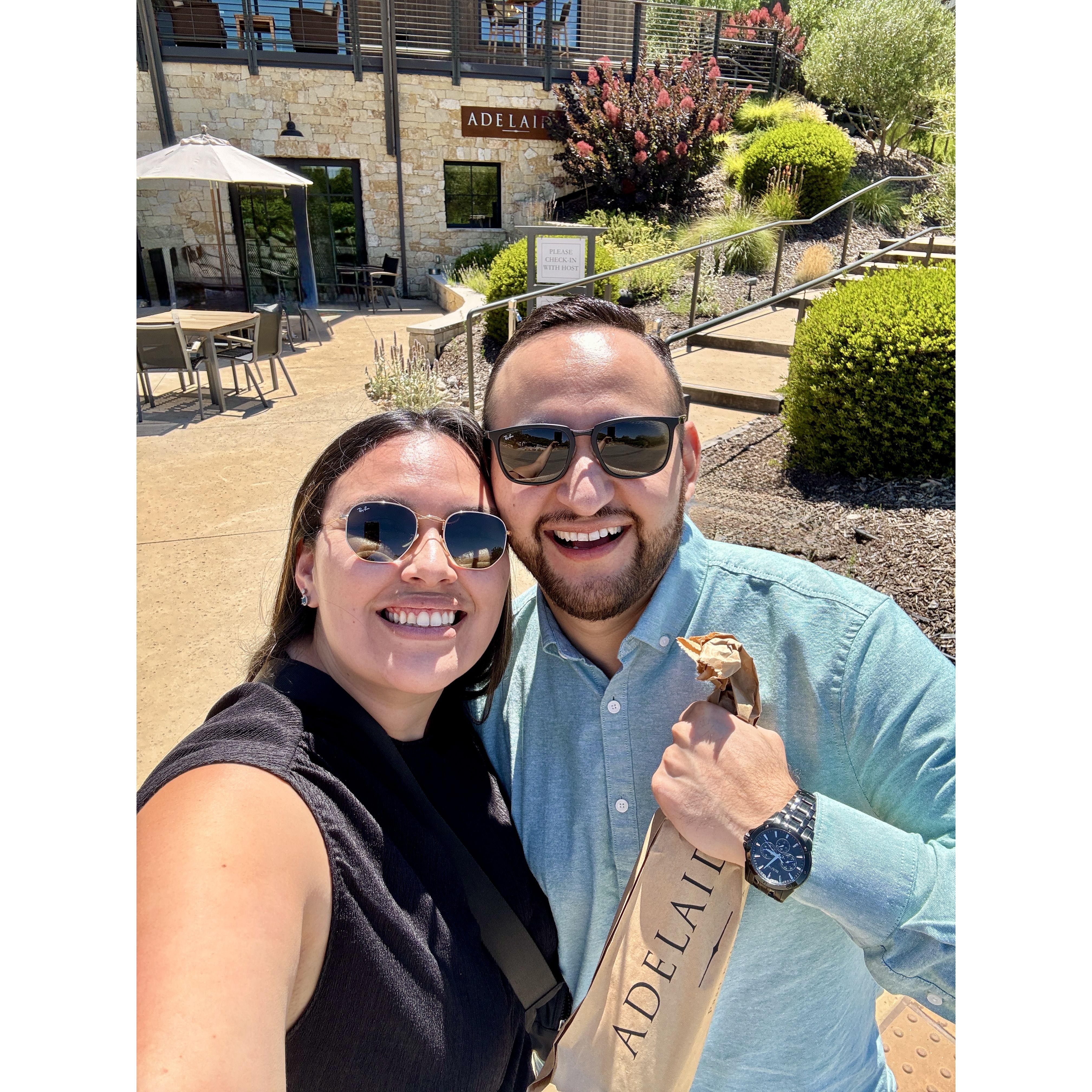 Wine tasting in Paso Robles
Degustación de vinos en Paso Robles.