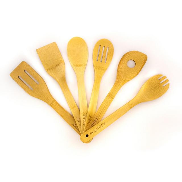 BergHOFF Bamboo 6Pc Wooden Cooking Utensil Set