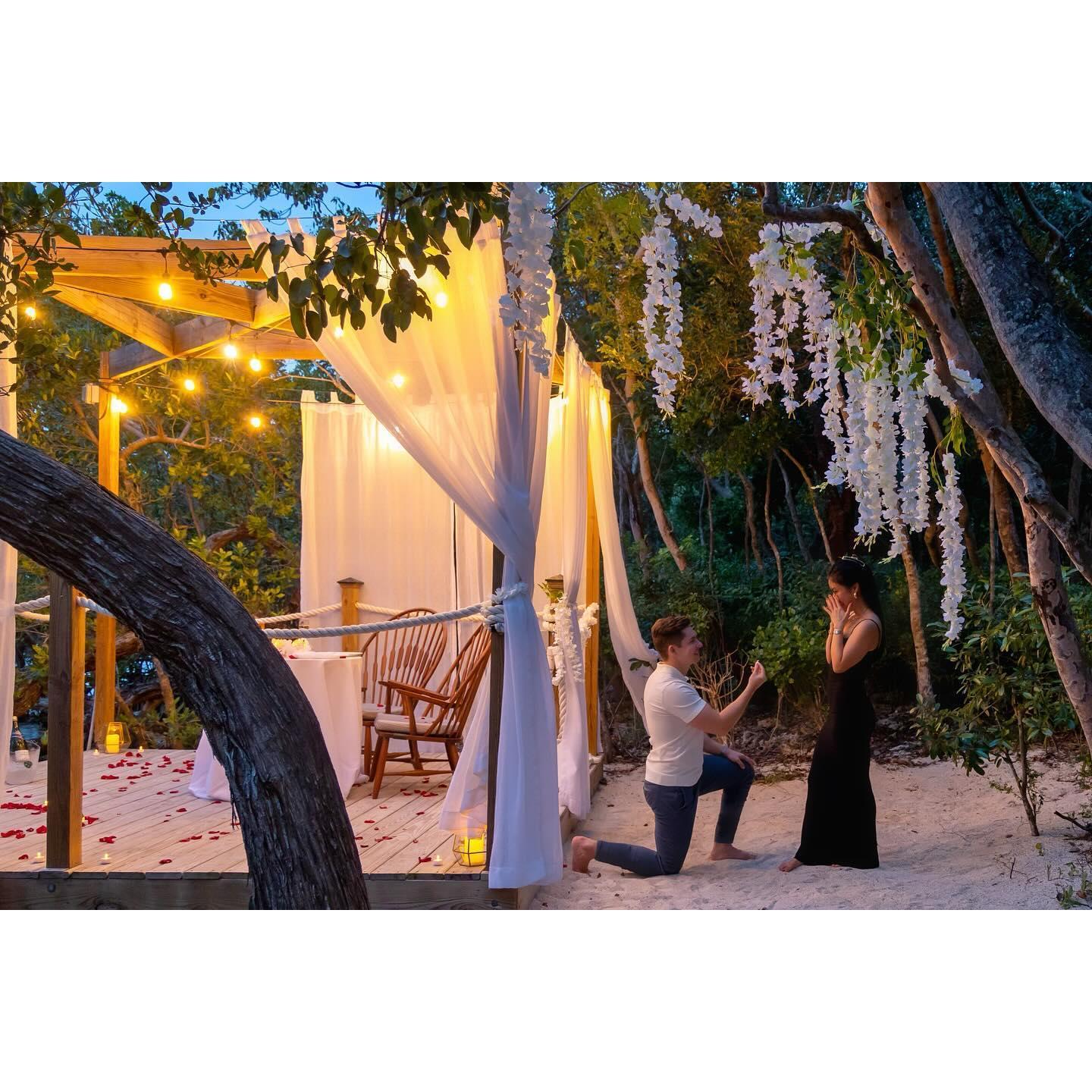 march 2024. the proposal in key largo.