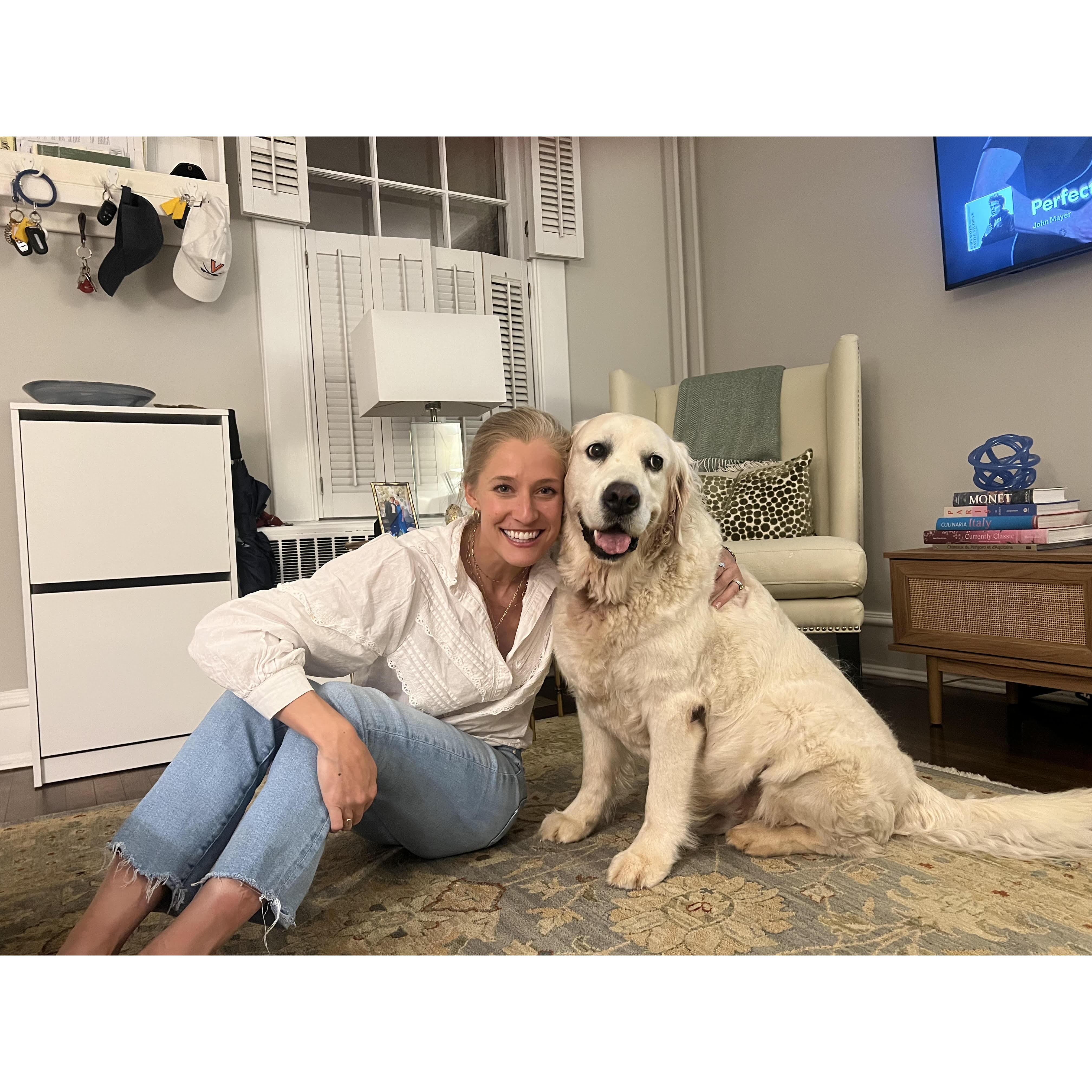 Same with Madeline and Gunner, Paul's family dog