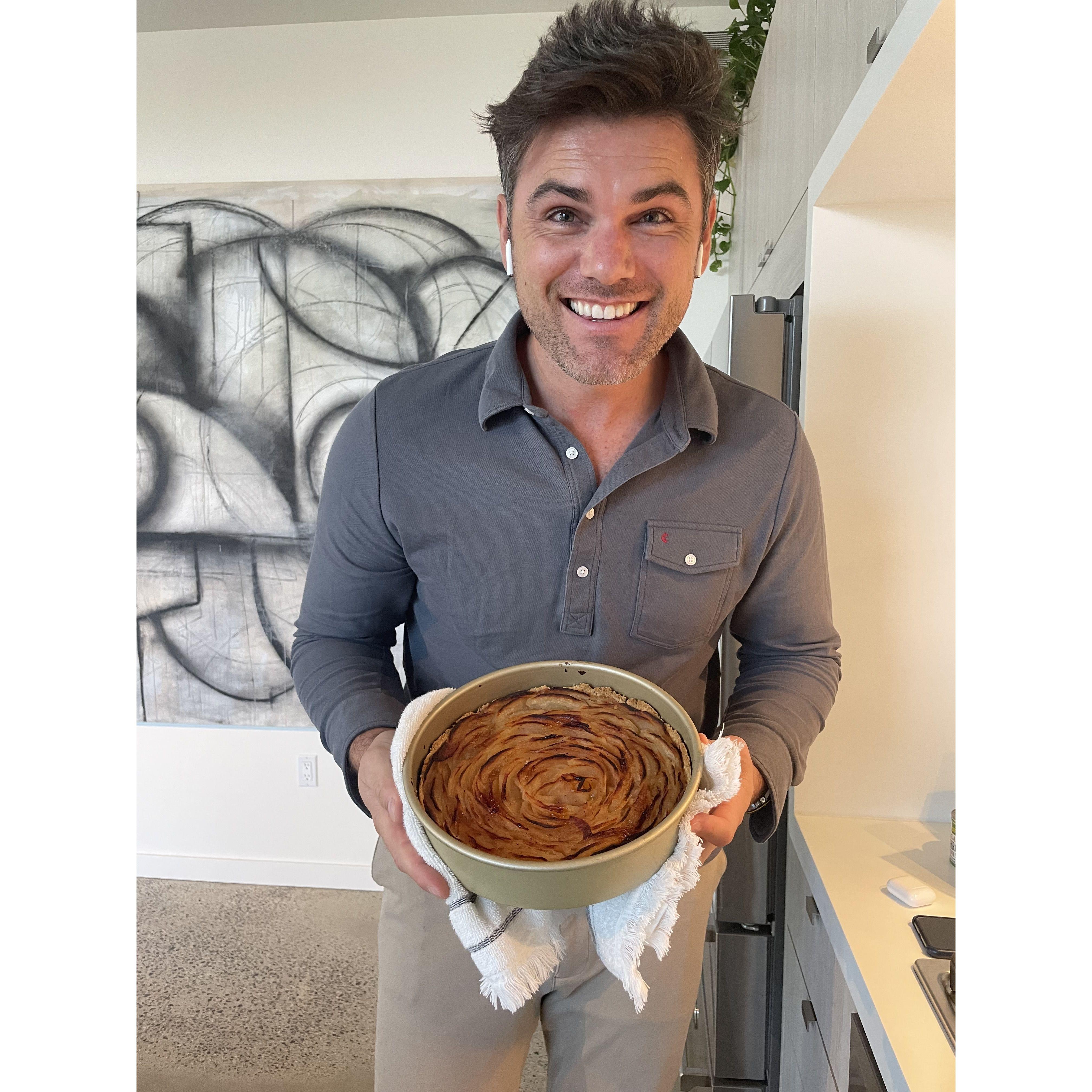After moving into our West Hollywood home, we got SUPER into the Great British Baking Show. Turns out, Josh is an amazing baker!
