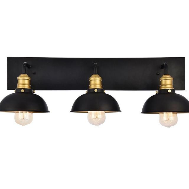 Zaira Triple Sconce, Black