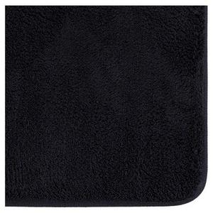 Velveteen Solid Memory Foam Bath Mat (17"x24") Black - Mohawk Home®