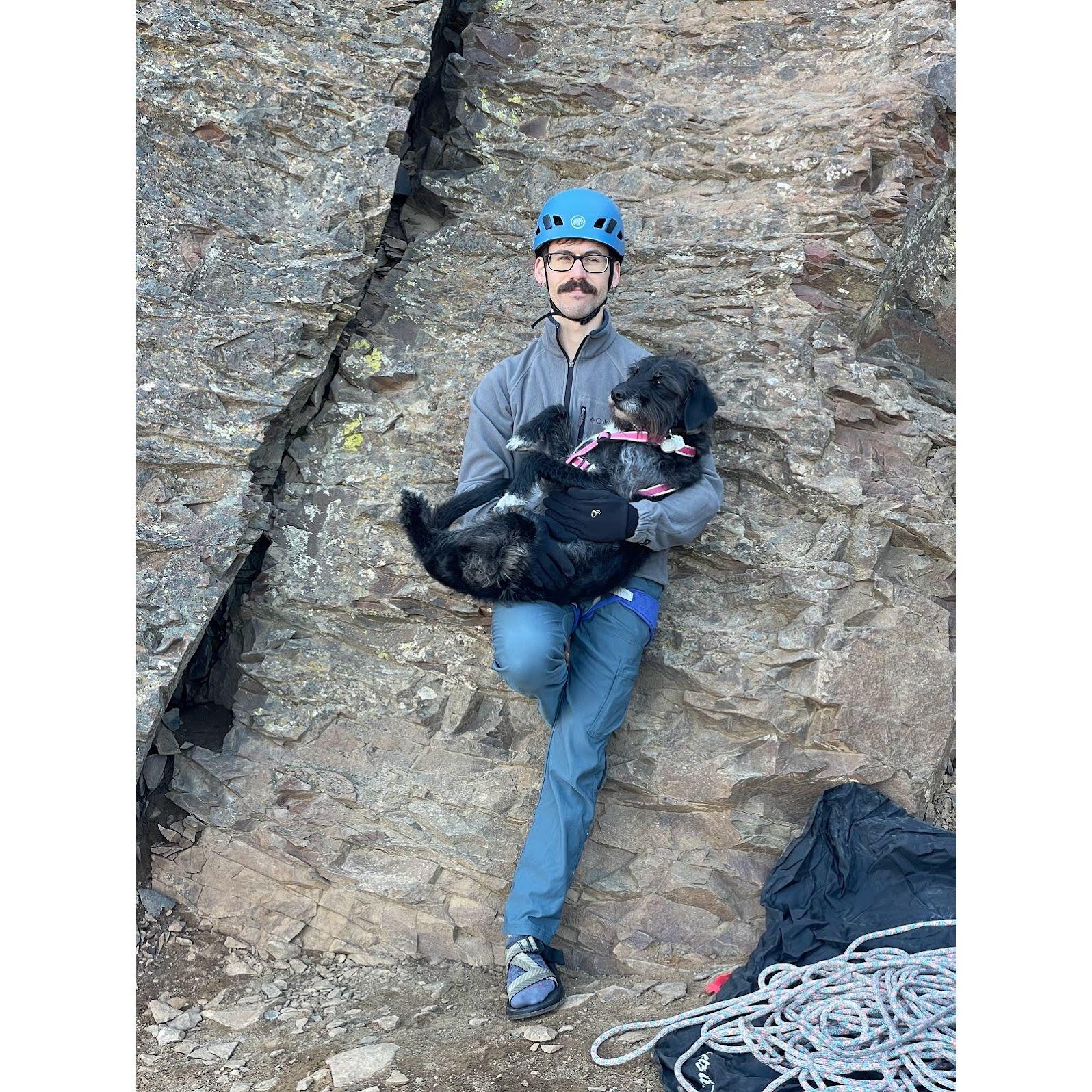 Climbing at the Feathers