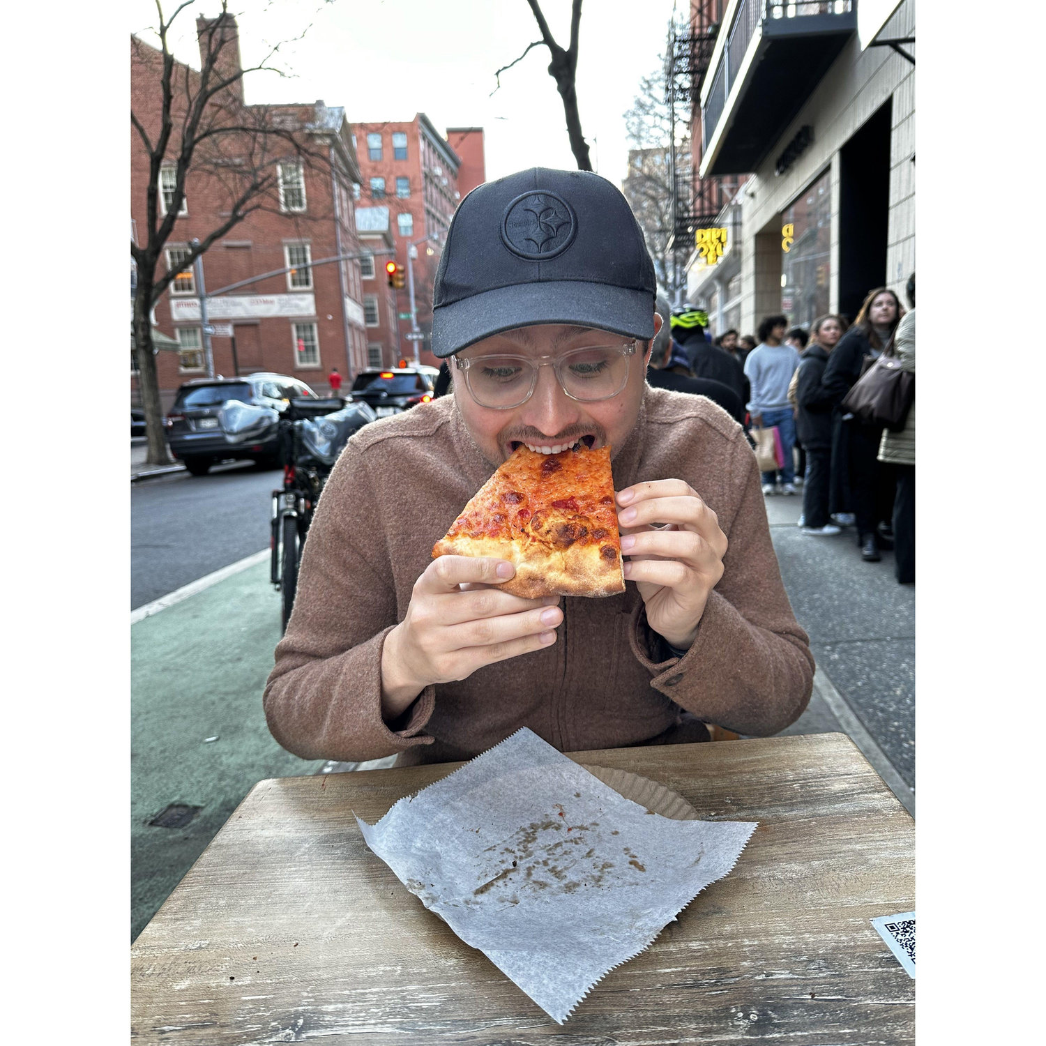 We designed our own pizza tour that took us from the Upper West Side all the way to the Lower East Side. Our definitive best slice was Scarr's Pizza in LES (even with the 30 minute wait!).