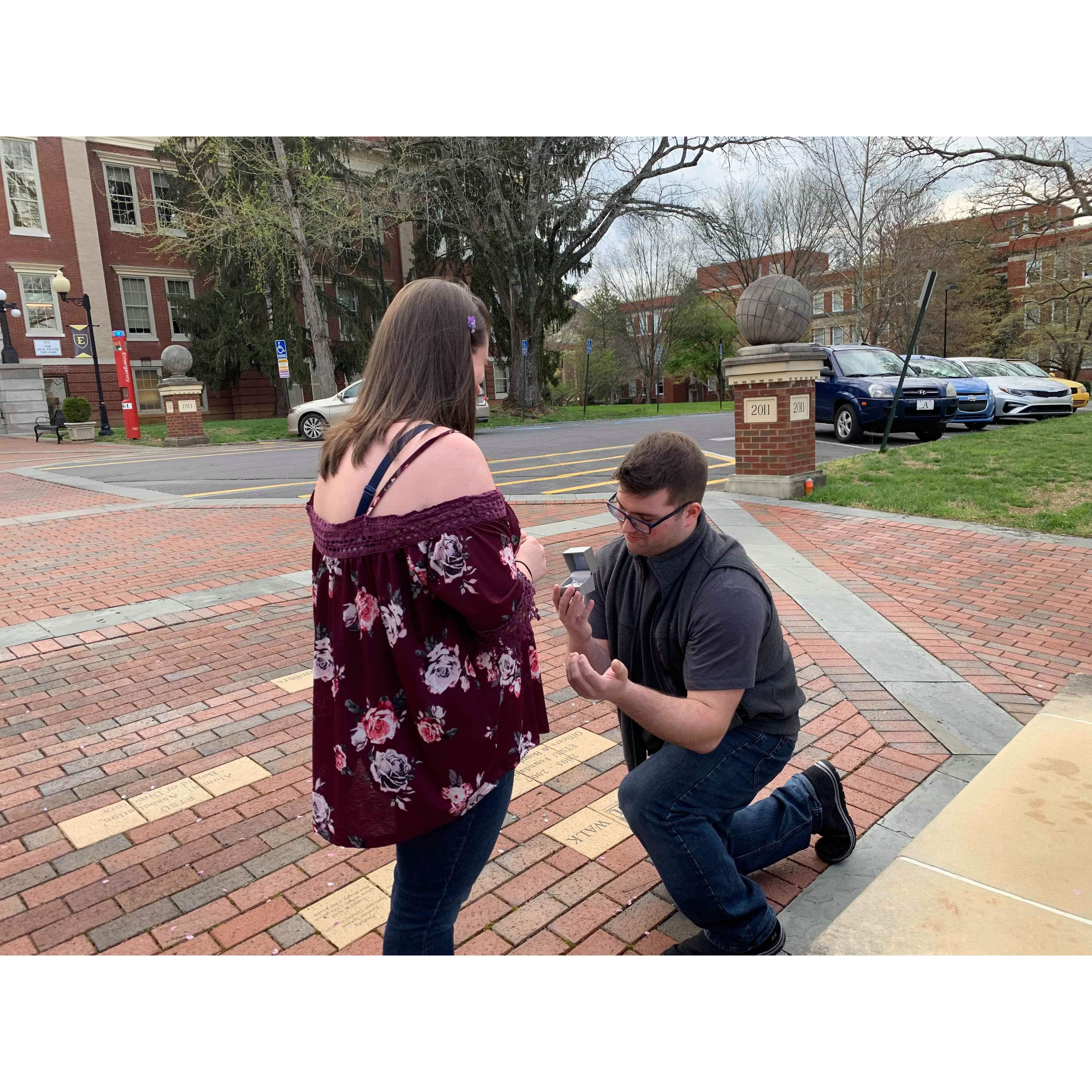 I said YES!