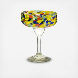 Carnaval Margarita Glass, Set of 6