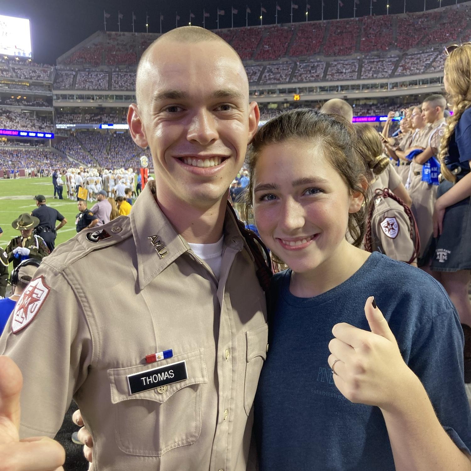 Our first A&M football game