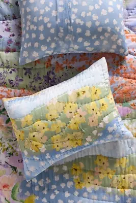 The Printed Cotton Voile Pillow Shams, Set of 2