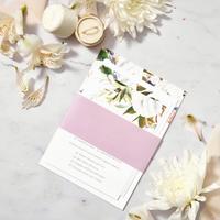 Pink Wedding Belly Band - Solid Dusty Rose