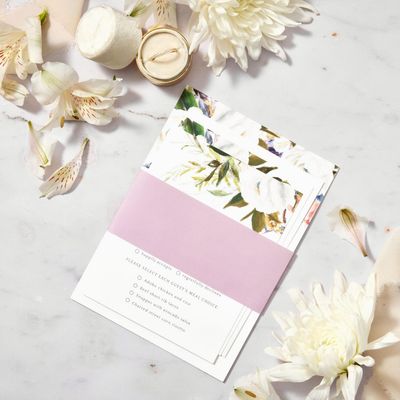 Pink Wedding Belly Band - Solid Dusty Rose