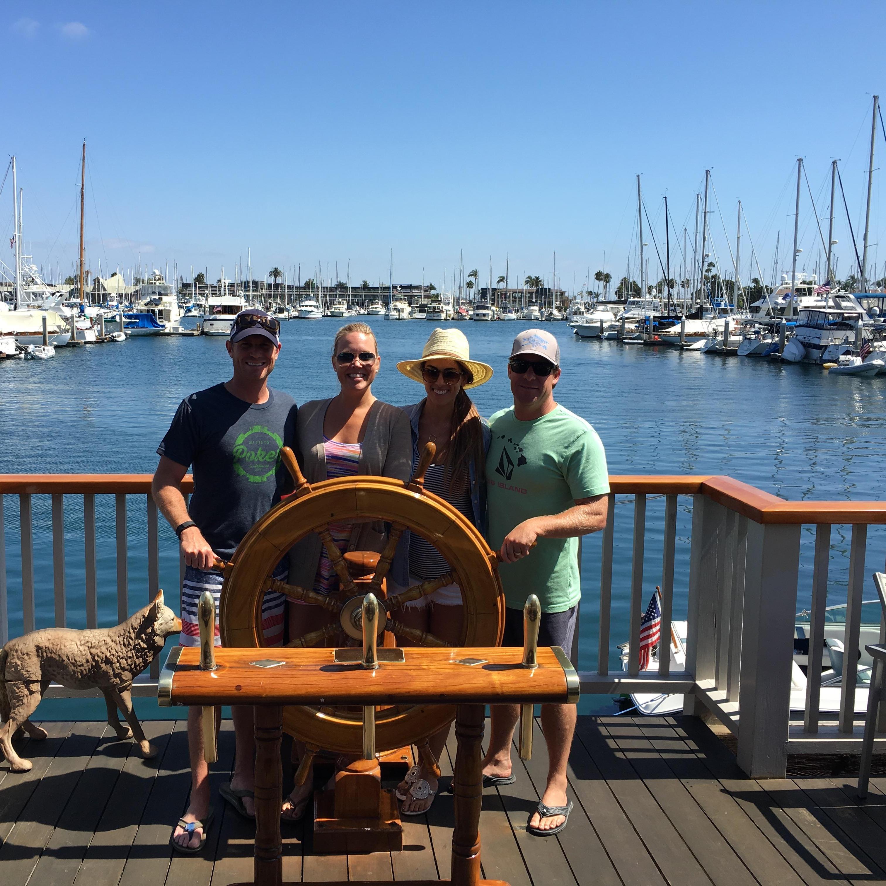 A day on the water with Kevin and Nina
