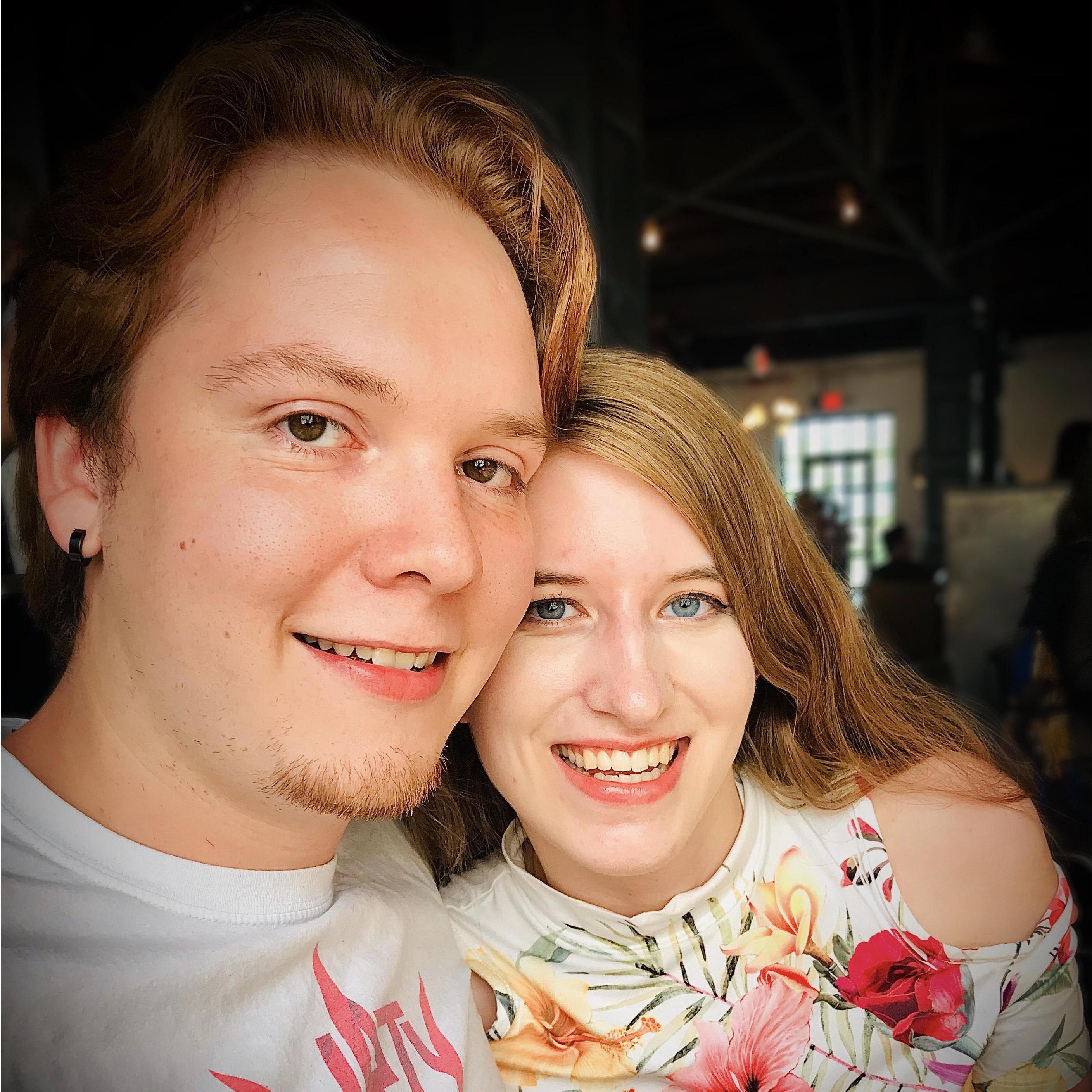 Celebrating Ben's 22nd birthday together