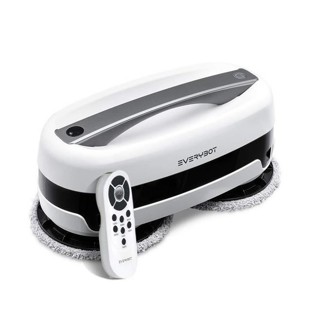EVERYBOT 'Edge', Powerful Autonomous Smart Robot Mop for All Kinds of Hard Floor Care and Cleaning with Dual 5,700RPM Motors Controlled by Remote Control