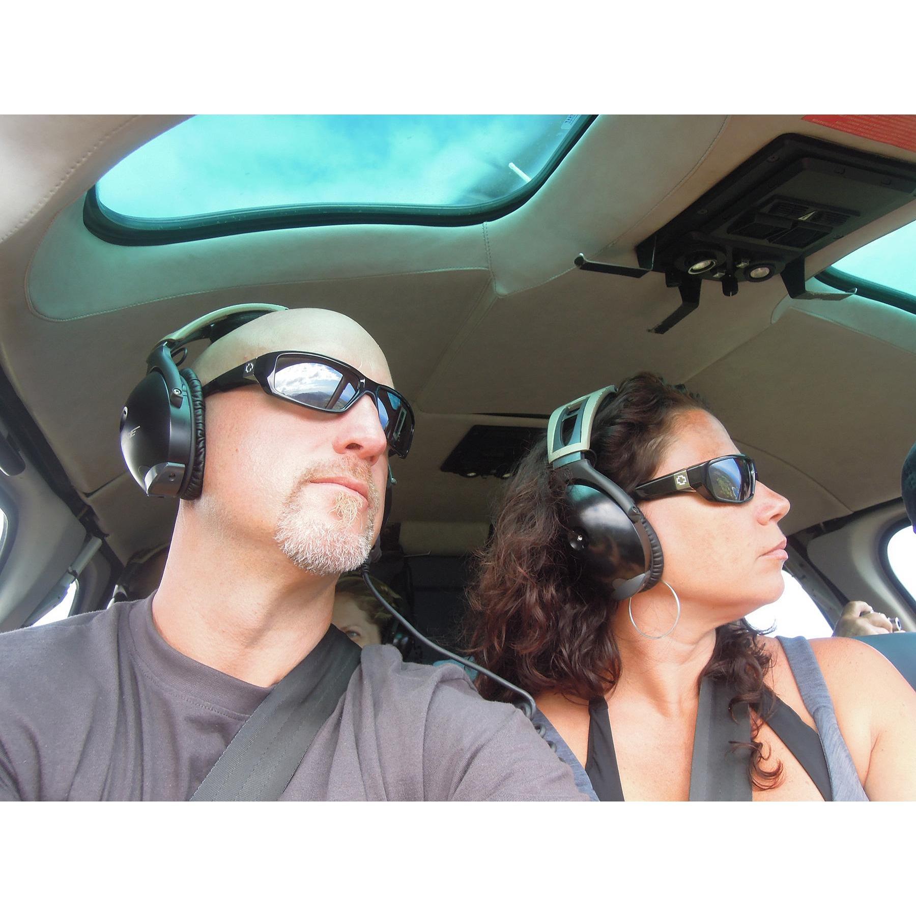 We got last minute seats on the helicopter and got front row seats. So lucky and got the best views. It was amazing.