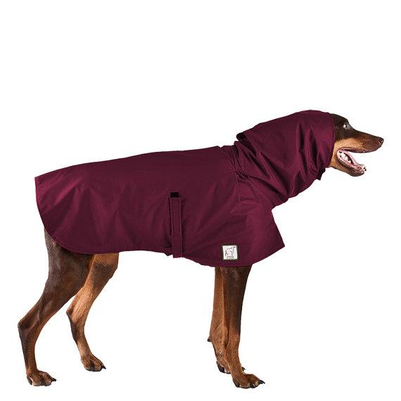 DOBERMAN PINSCHER Rain Coat, Dog Raincoat, Waterproof Dog Coat
