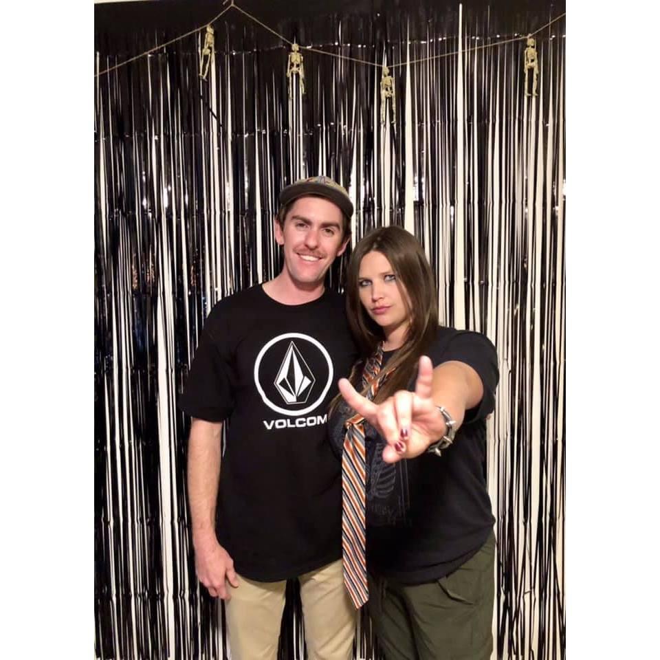 Avril Lavigne and the Sk8r Boi during Halloween 2021