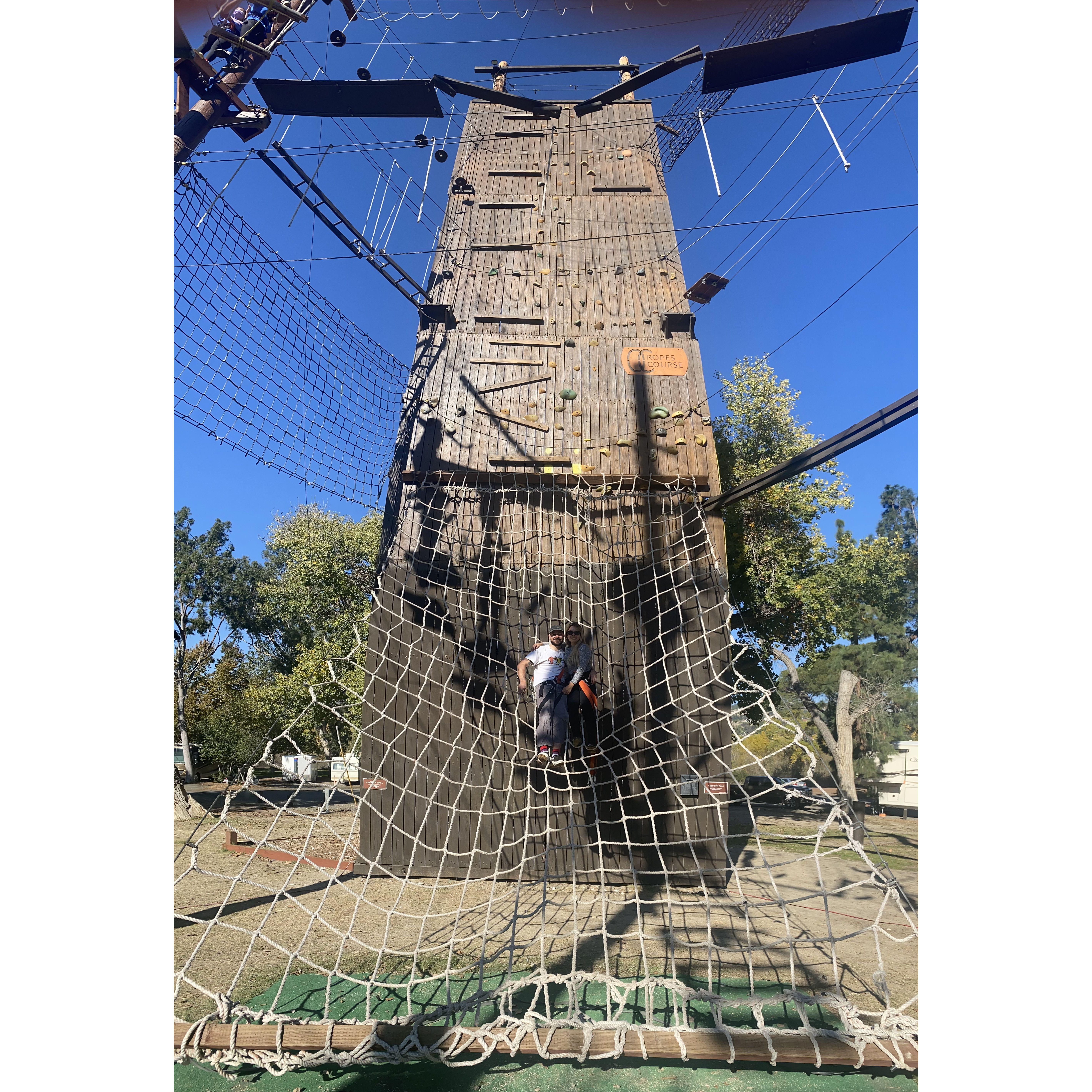 Adult jungle gym was so fun!