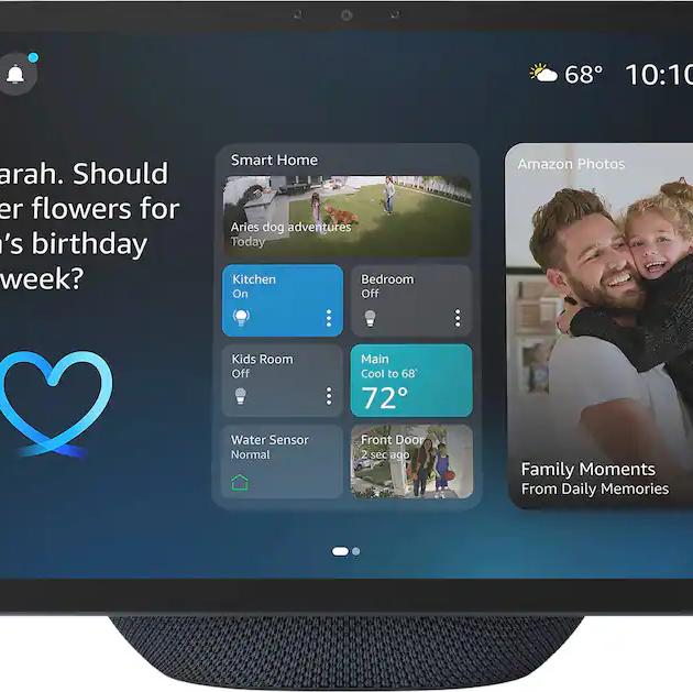 Amazon - Echo Show 11, Vibrant Full-HD 11" display with more viewing area and spatial audio, designed for Alexa+ - Graphite