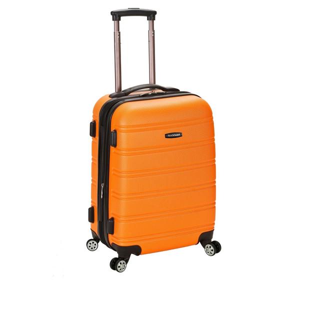 Rockland Melbourne 20" Expandable ABS Carry On Suitcase