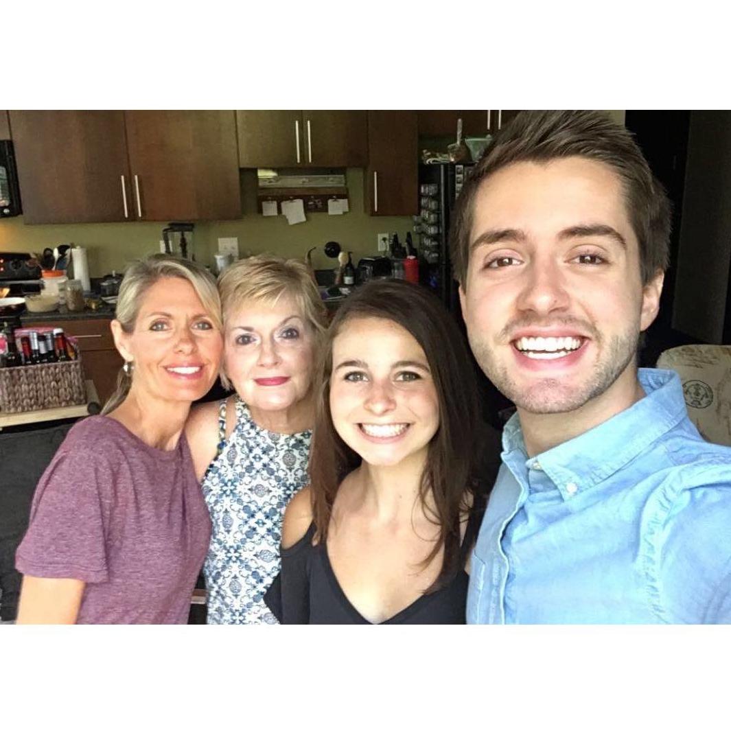 august 11, 2017. visiting with Tyler's mom and grandma!