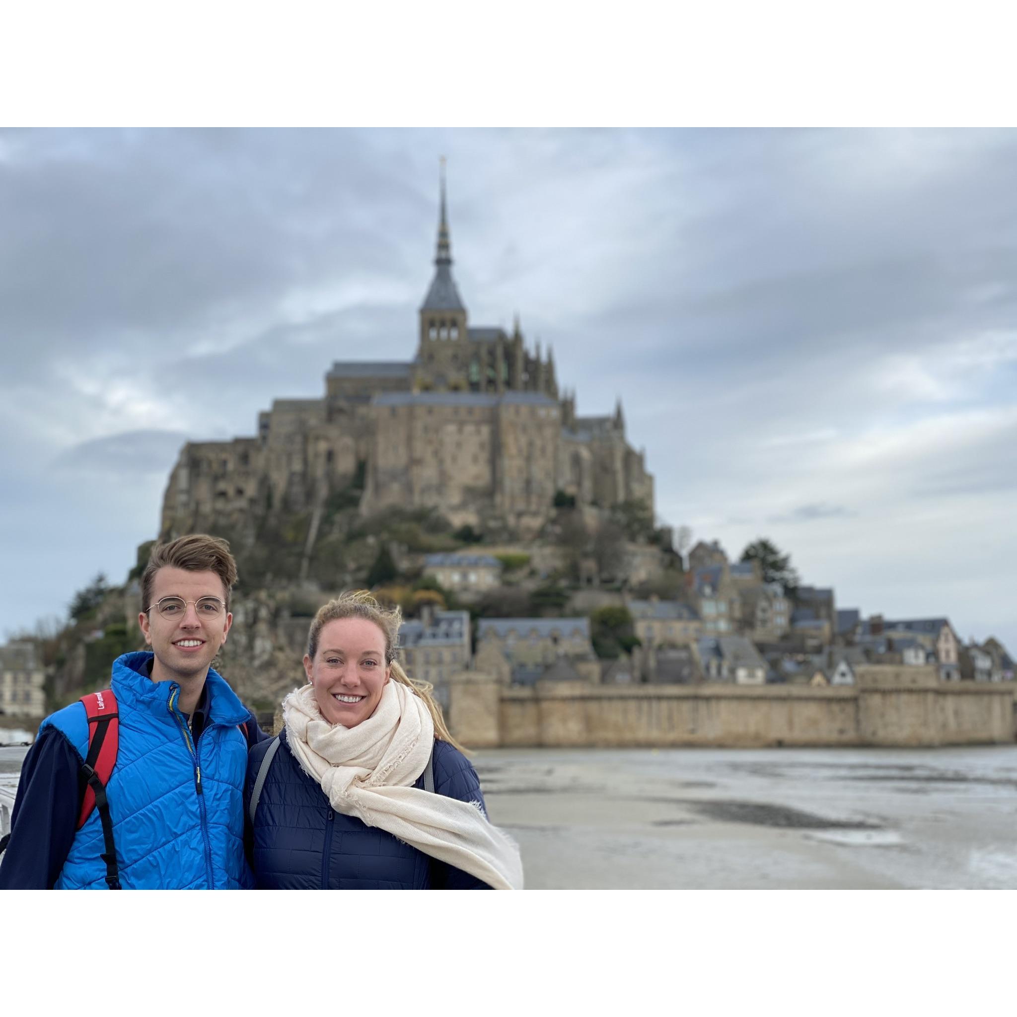 Mont St Michel in France.