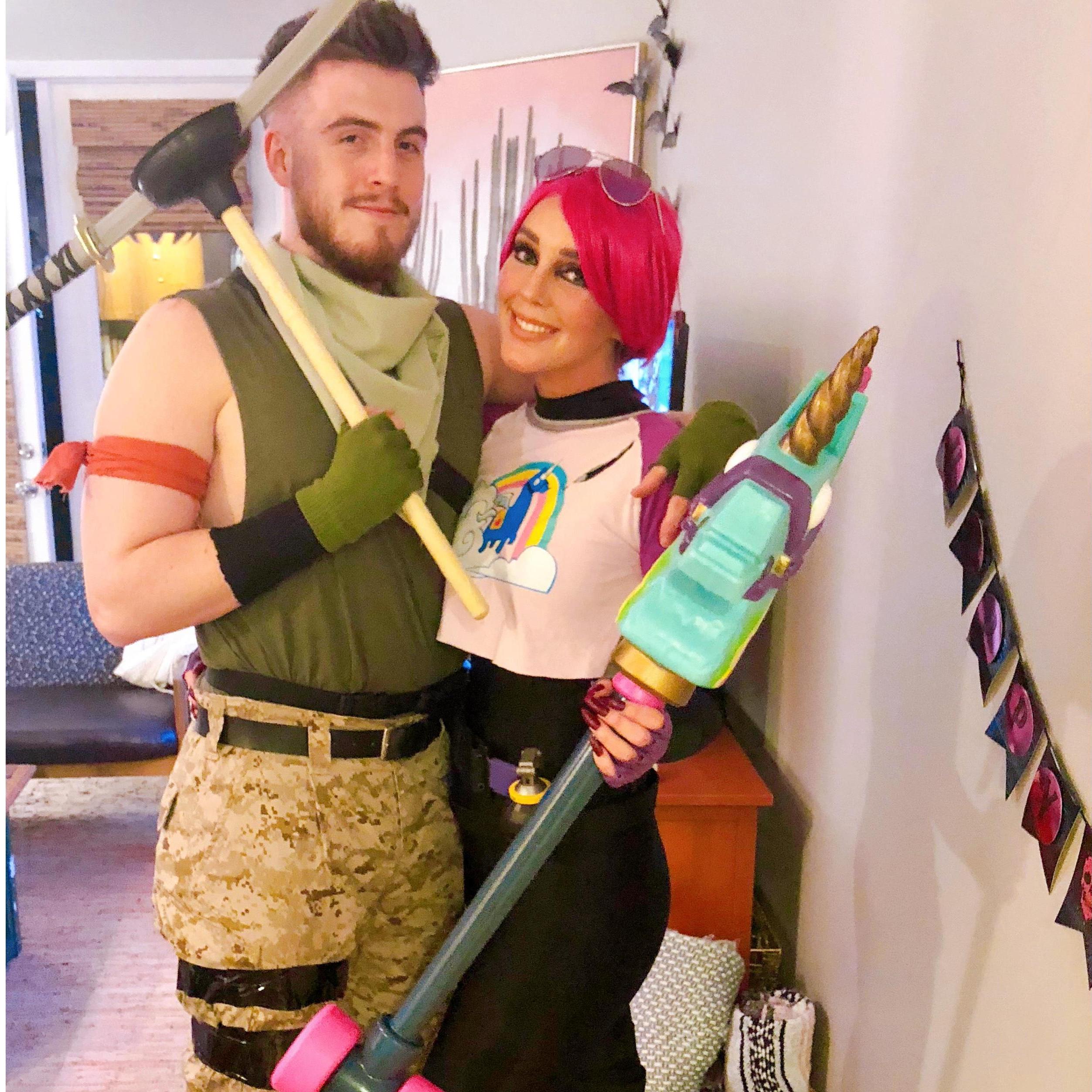 Our first Halloween together.